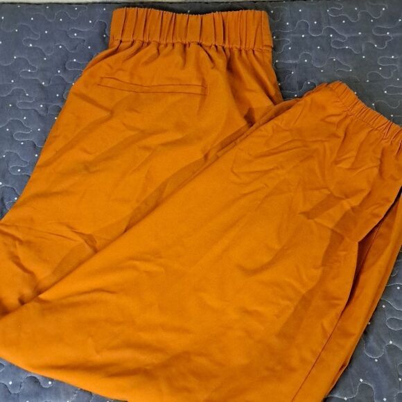 The Limited orange jogger pants size 14 W - Picture 1 of 6